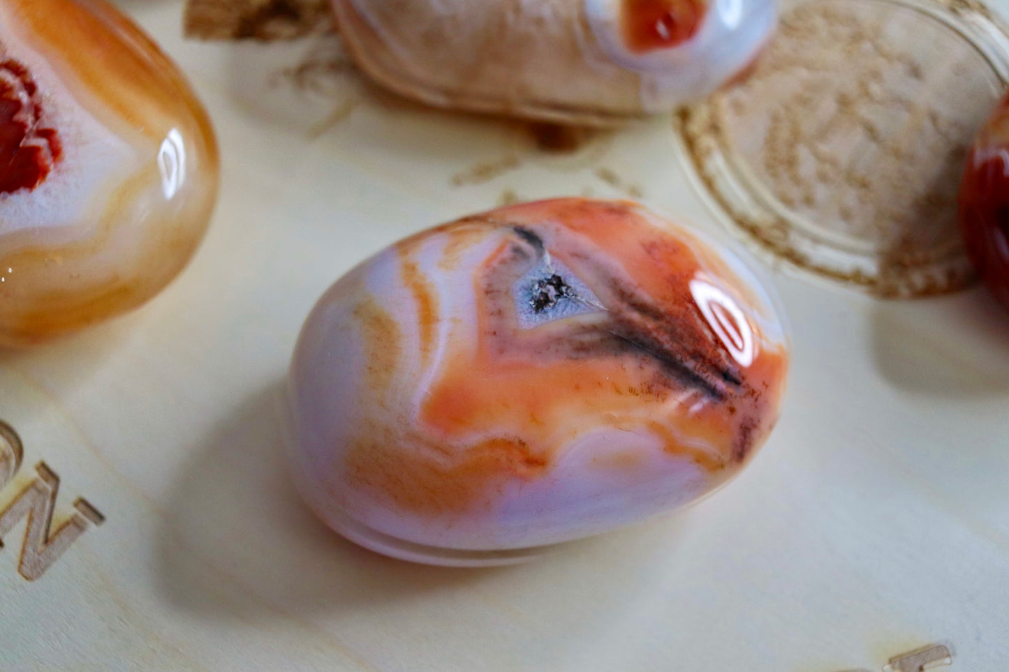 Carnelian Palmstones