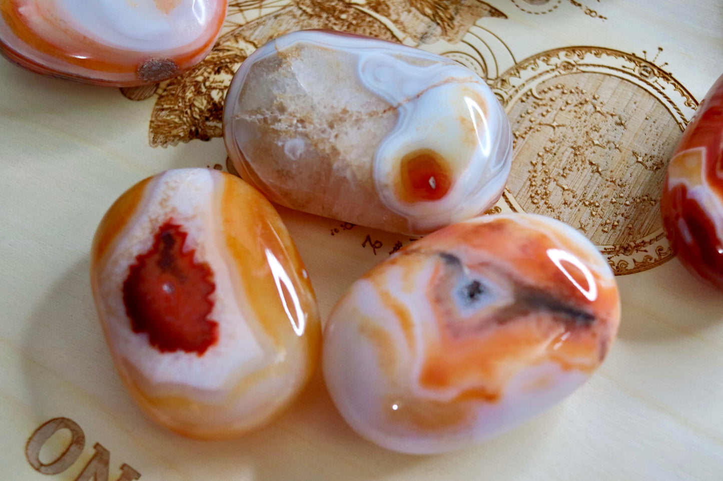 Carnelian Palmstones