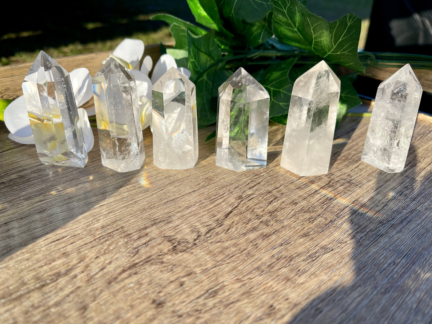 Clear Quartz Towers