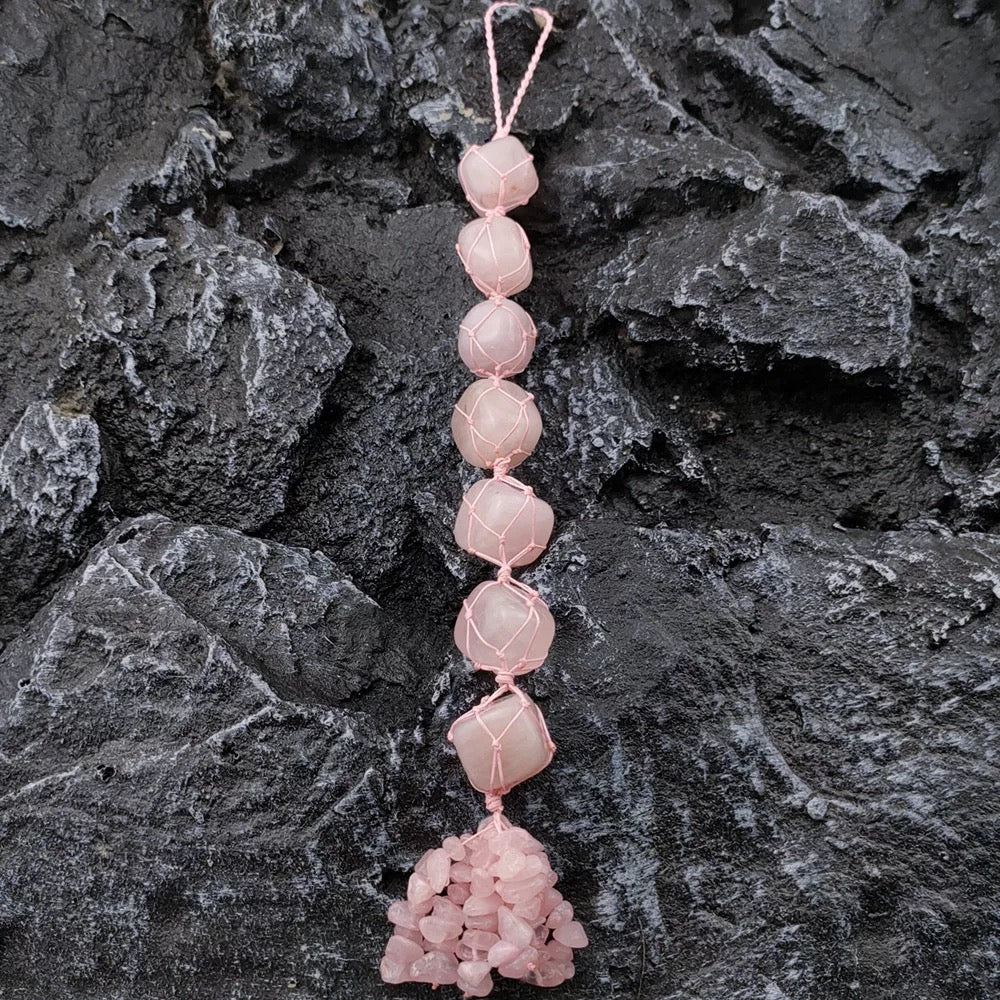 Rose Quartz Car Hanger