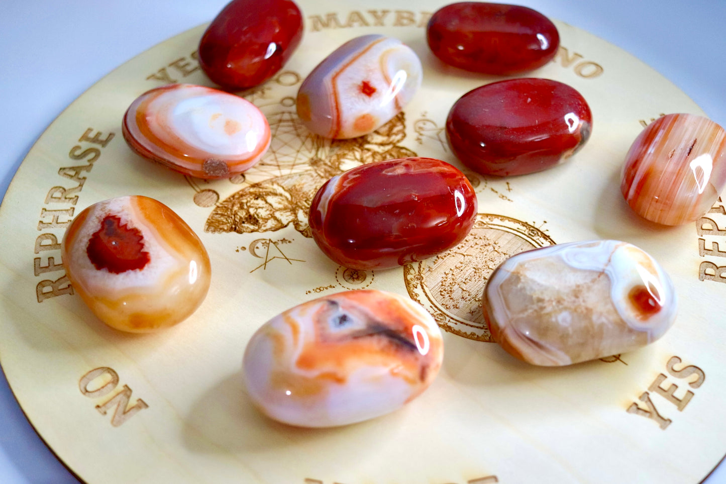 Carnelian Palmstones