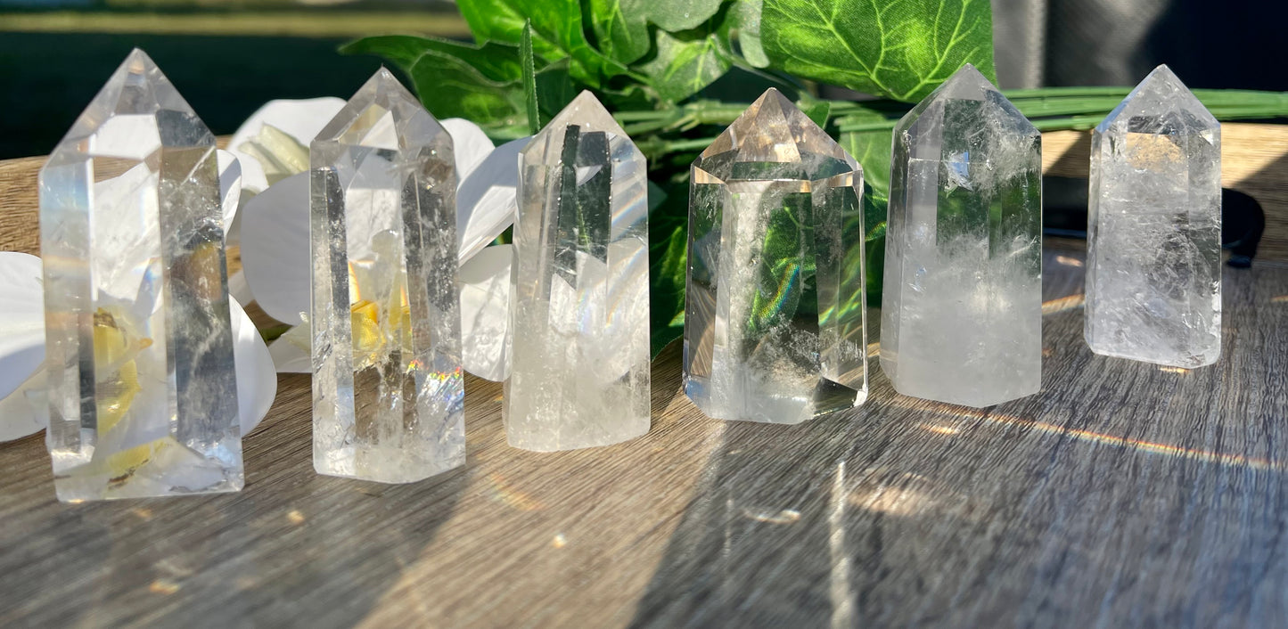 Clear Quartz Towers