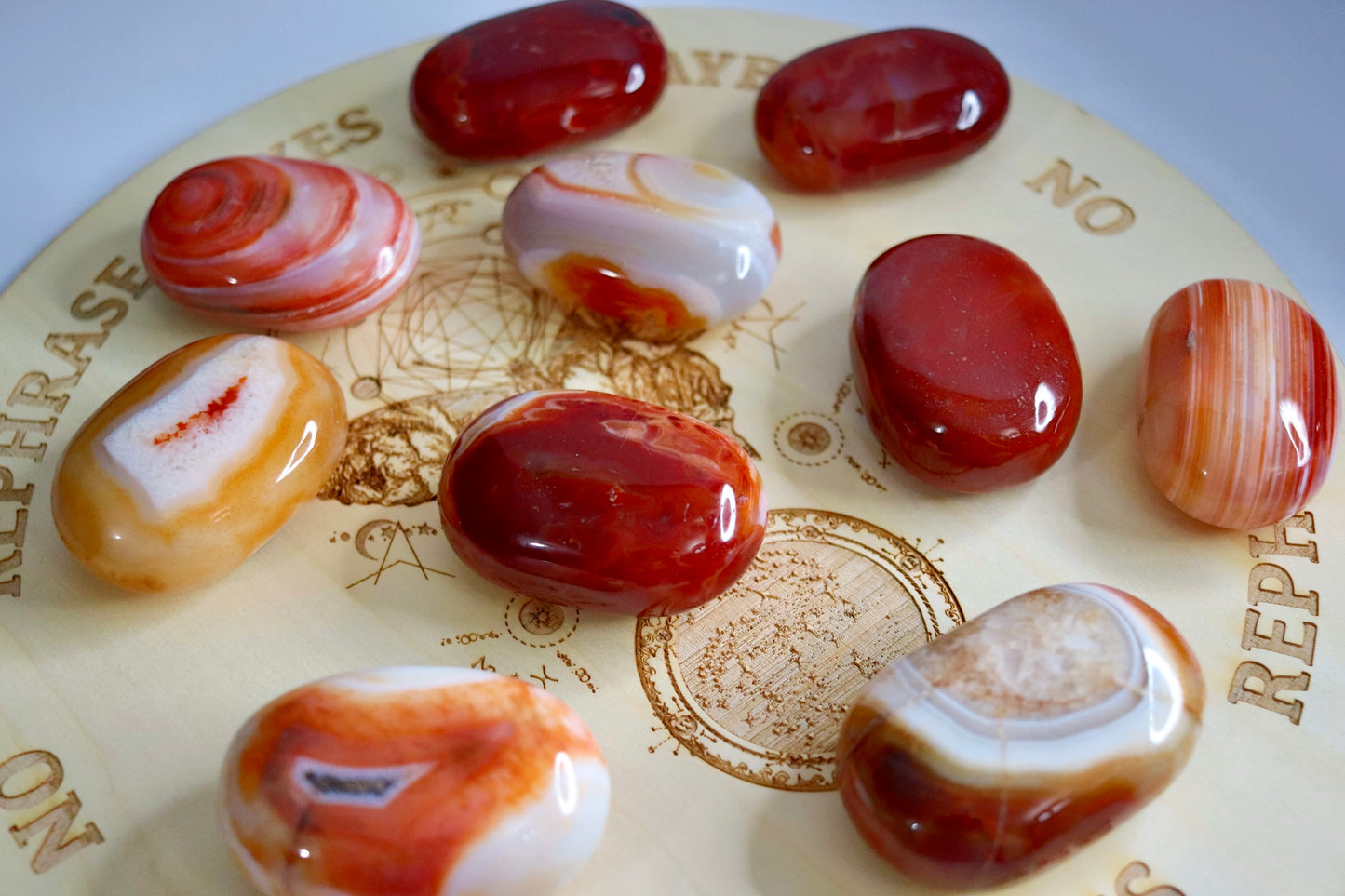 Carnelian Palmstones