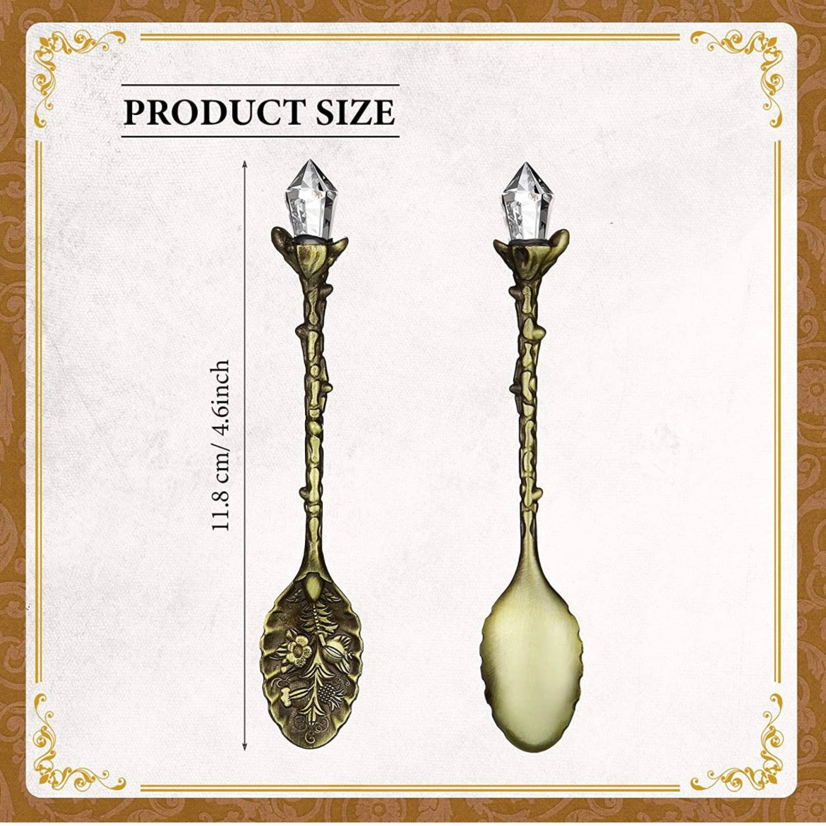 Vintage Crystal Spoons