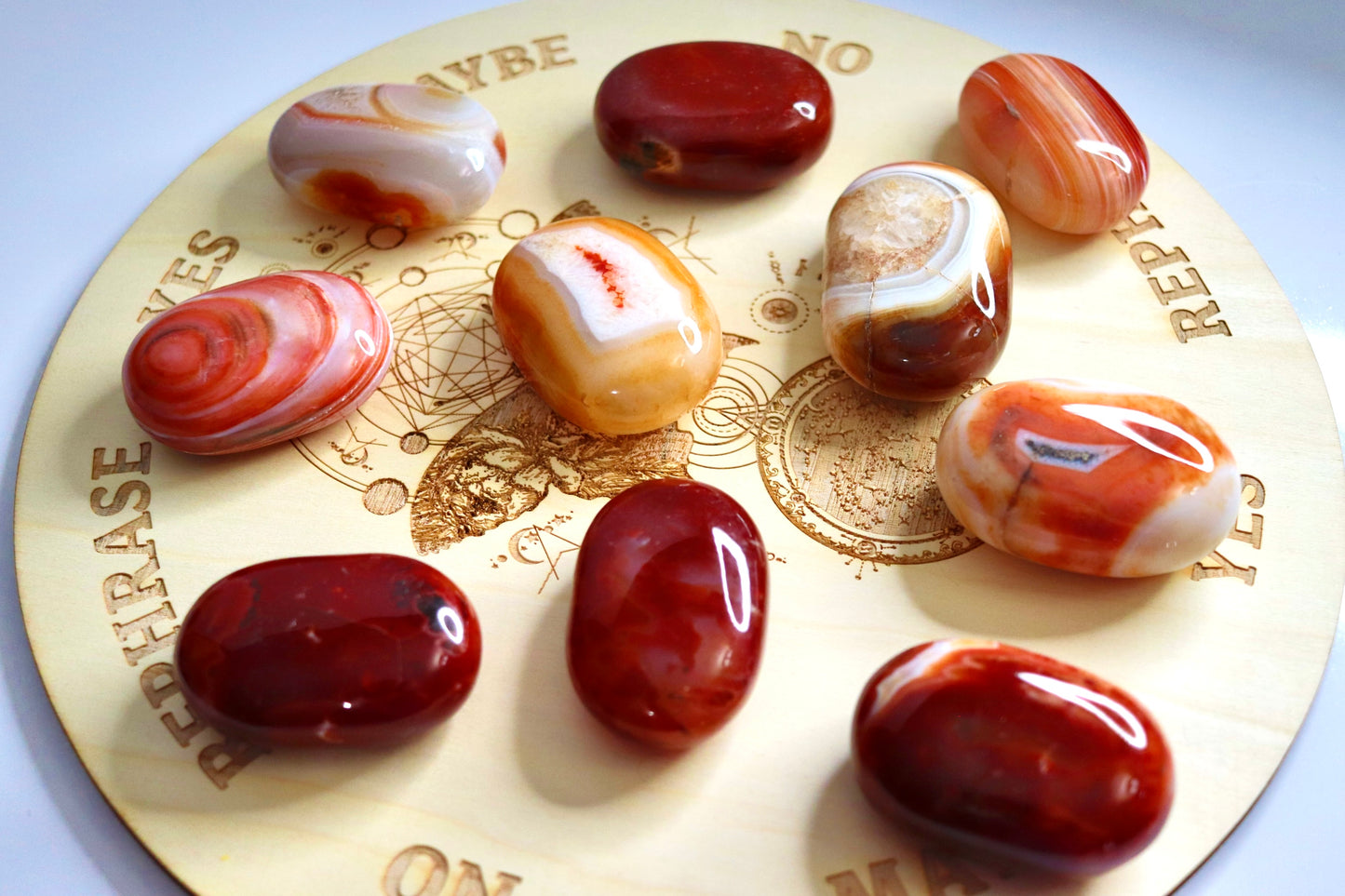 Carnelian Palmstones