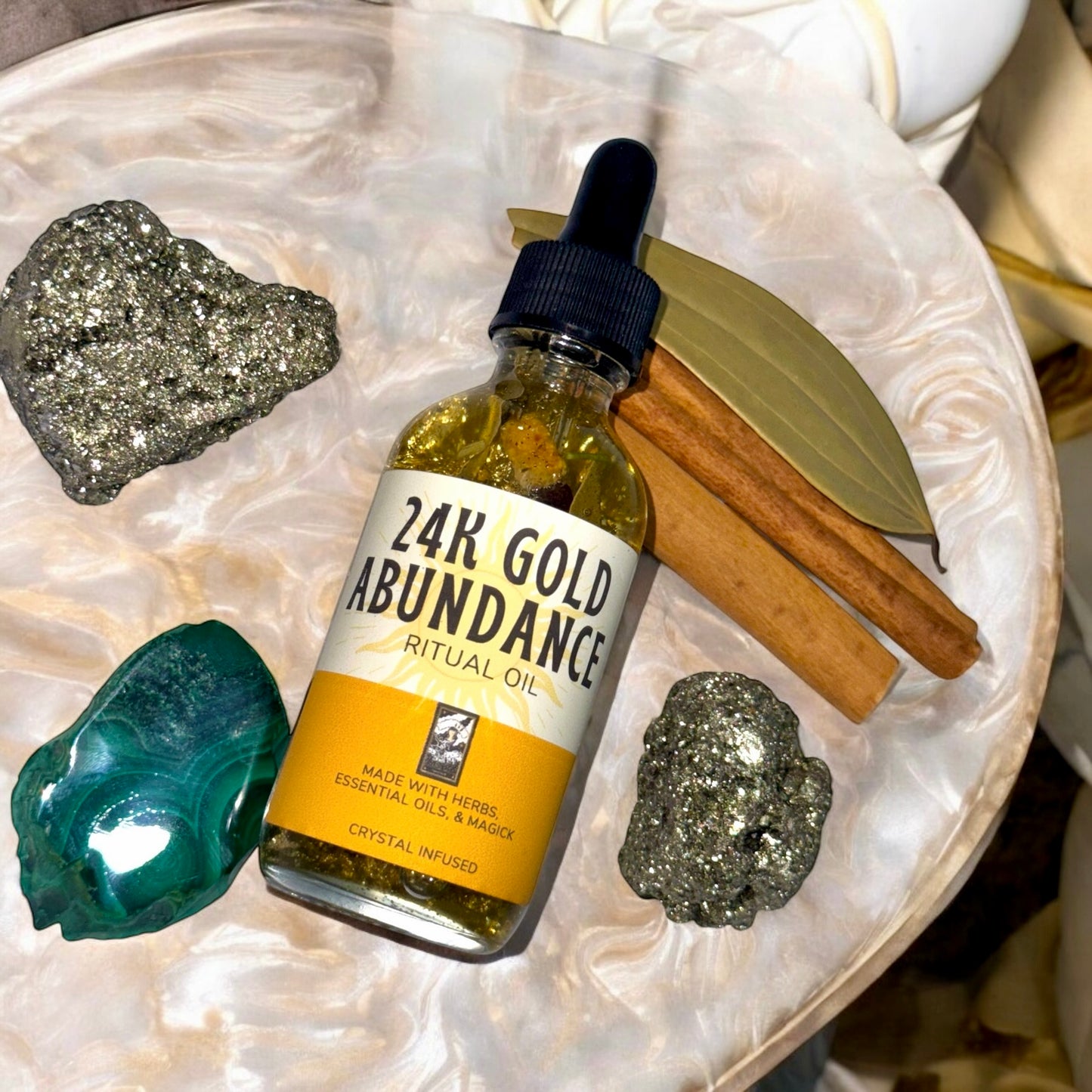 24 Karat Gold Money Oil