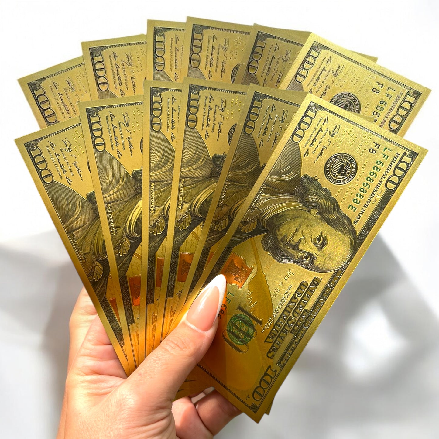 24 K Gold Plated $100 Bill
