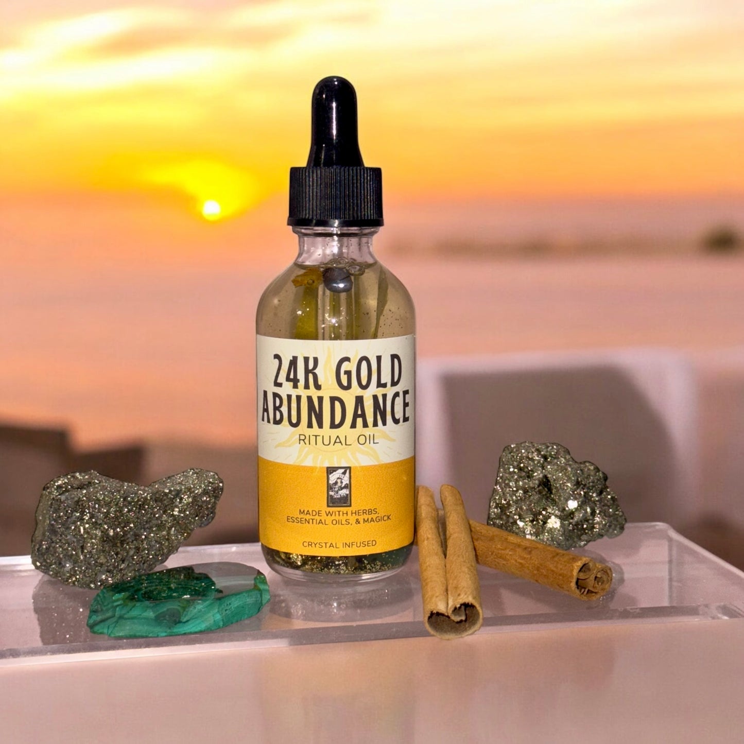 24 Karat Gold Money Oil