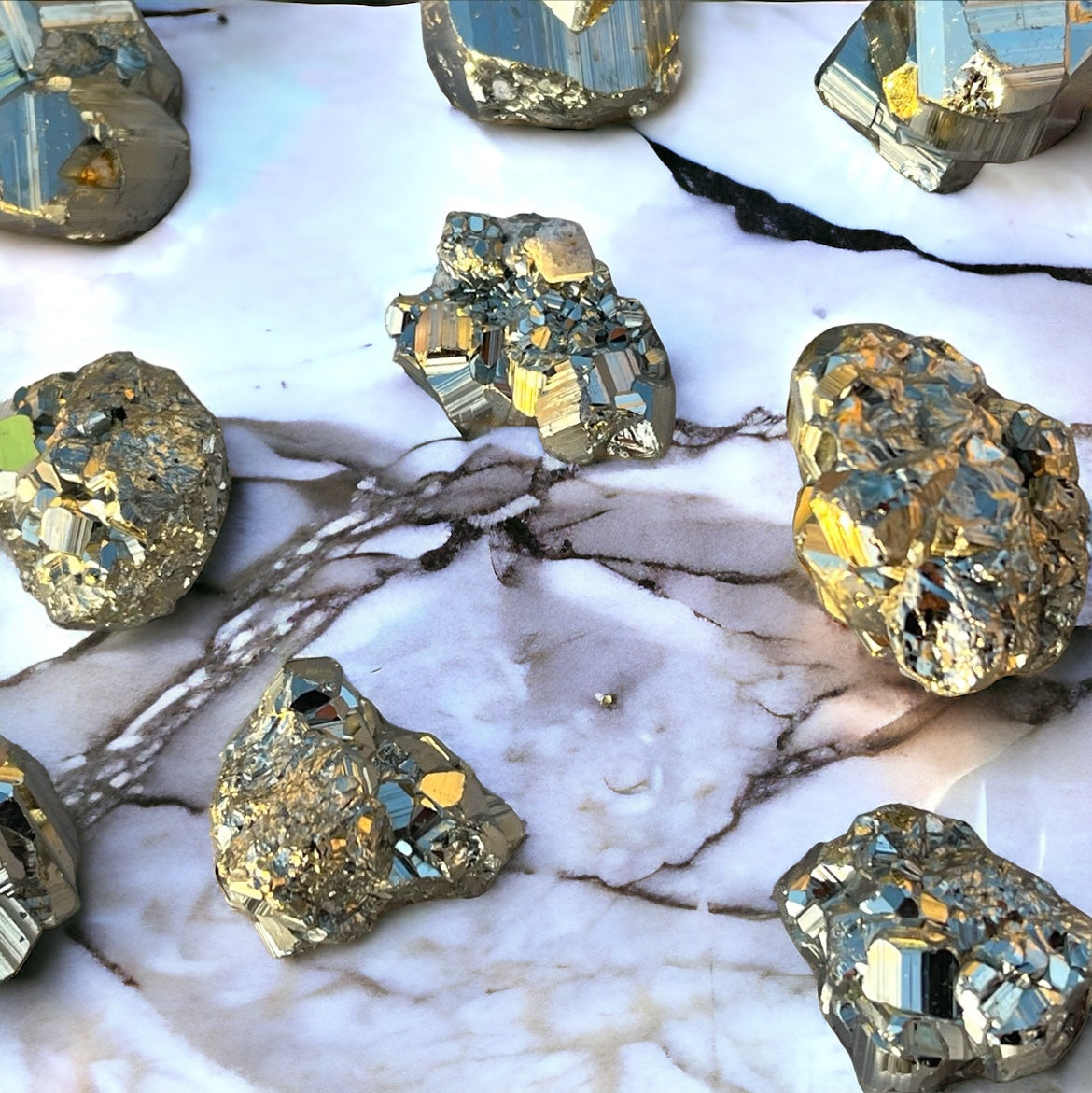 Pyrite Clusters