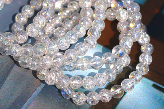 Aura Fire and Ice Quartz Bracelet