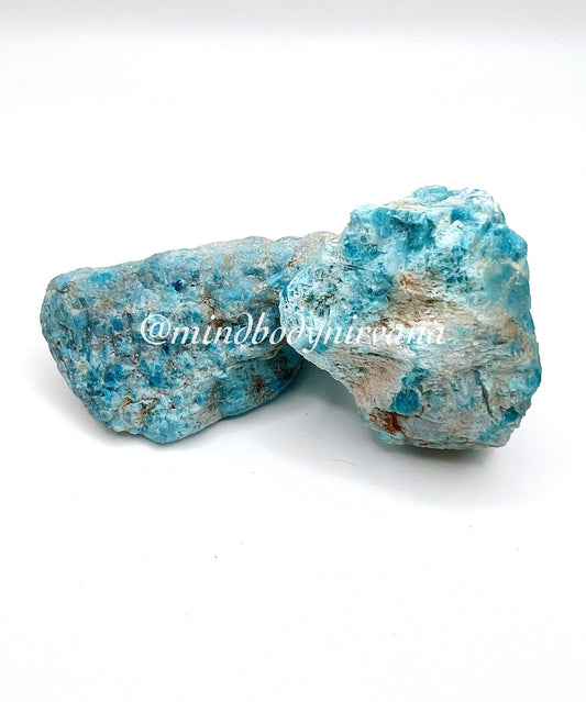 Raw Blue Apatite