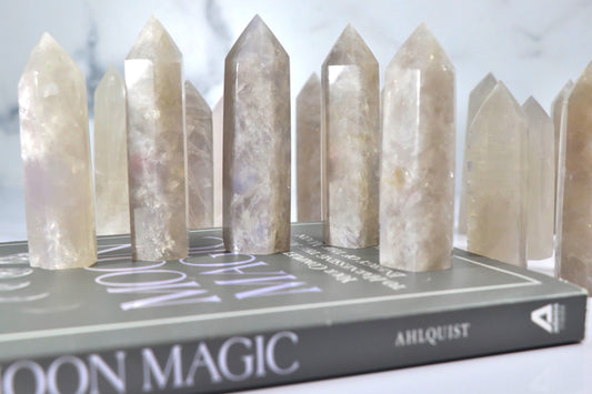 Blue Rose Quartz Point