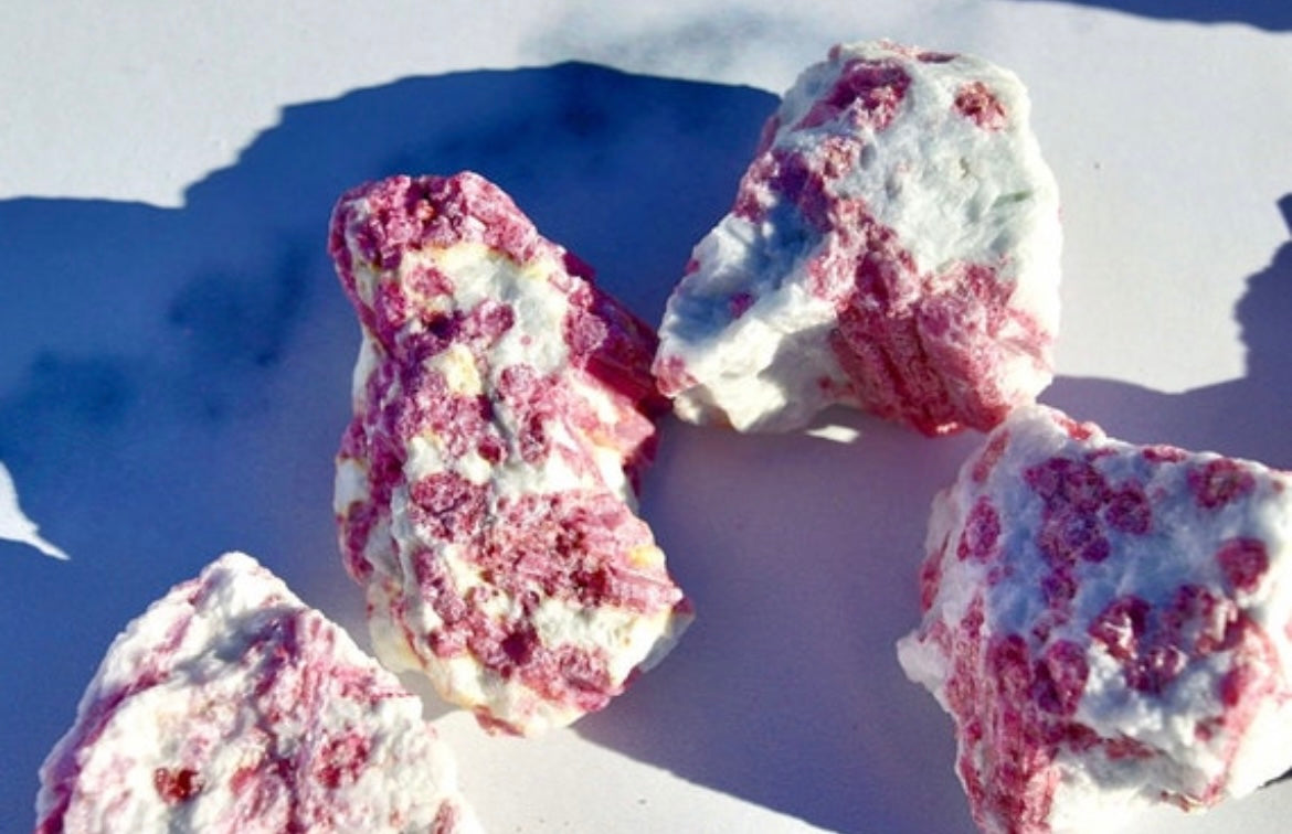 Pink Tourmaline in Quartz