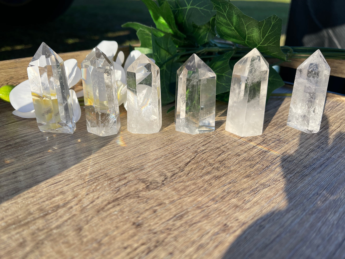 Clear Quartz Towers