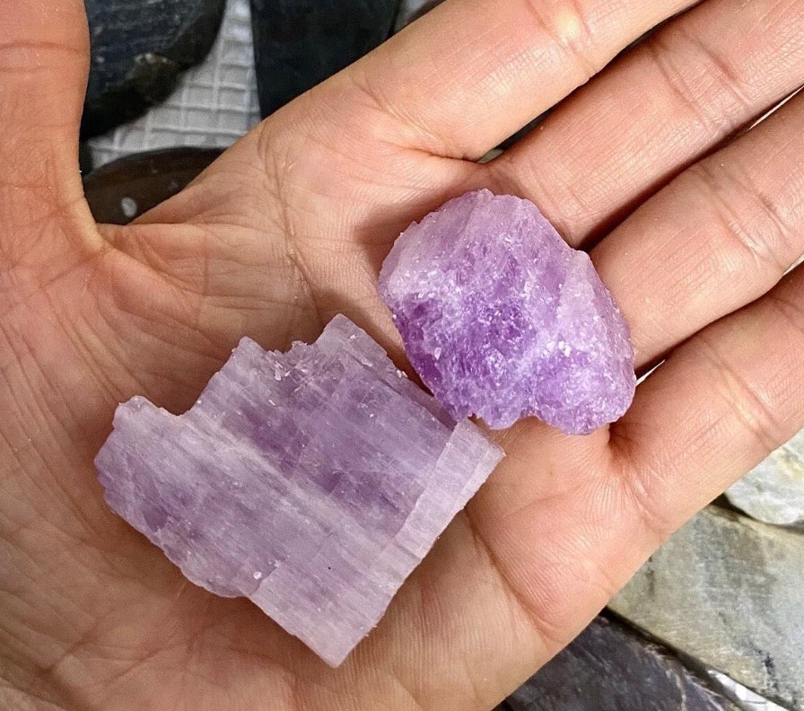 Raw Kunzite