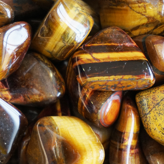 Tigers Eye Tumbled Stone