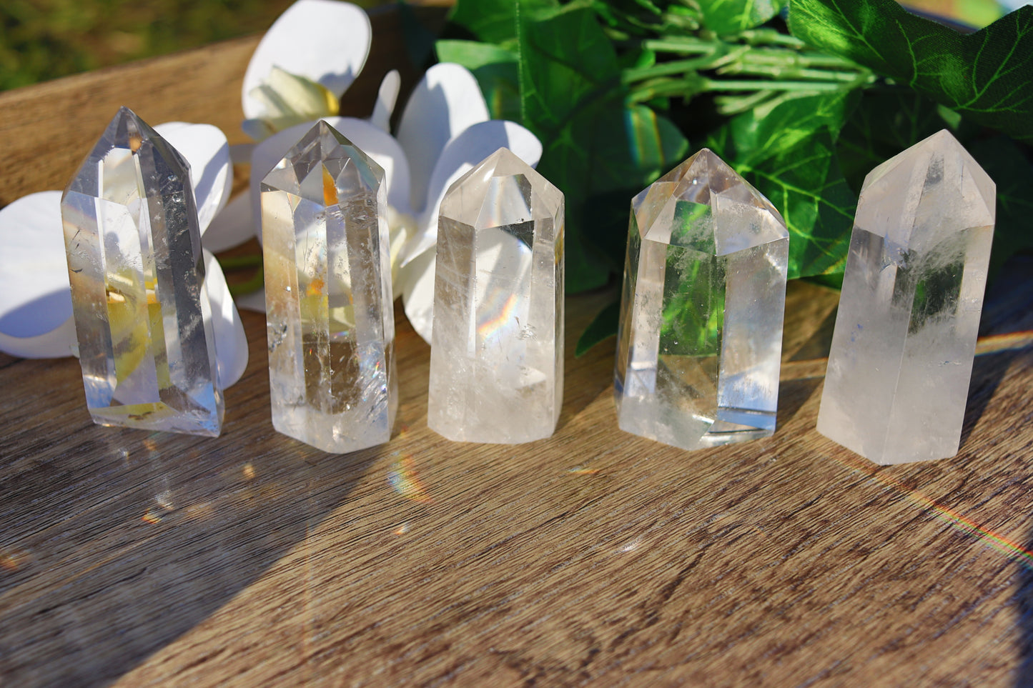 Clear Quartz Towers