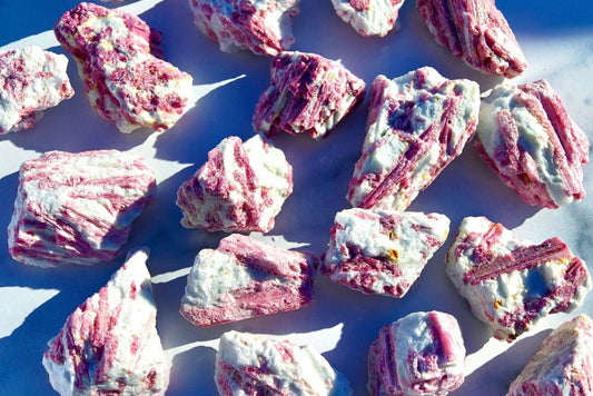 Pink Tourmaline in Quartz