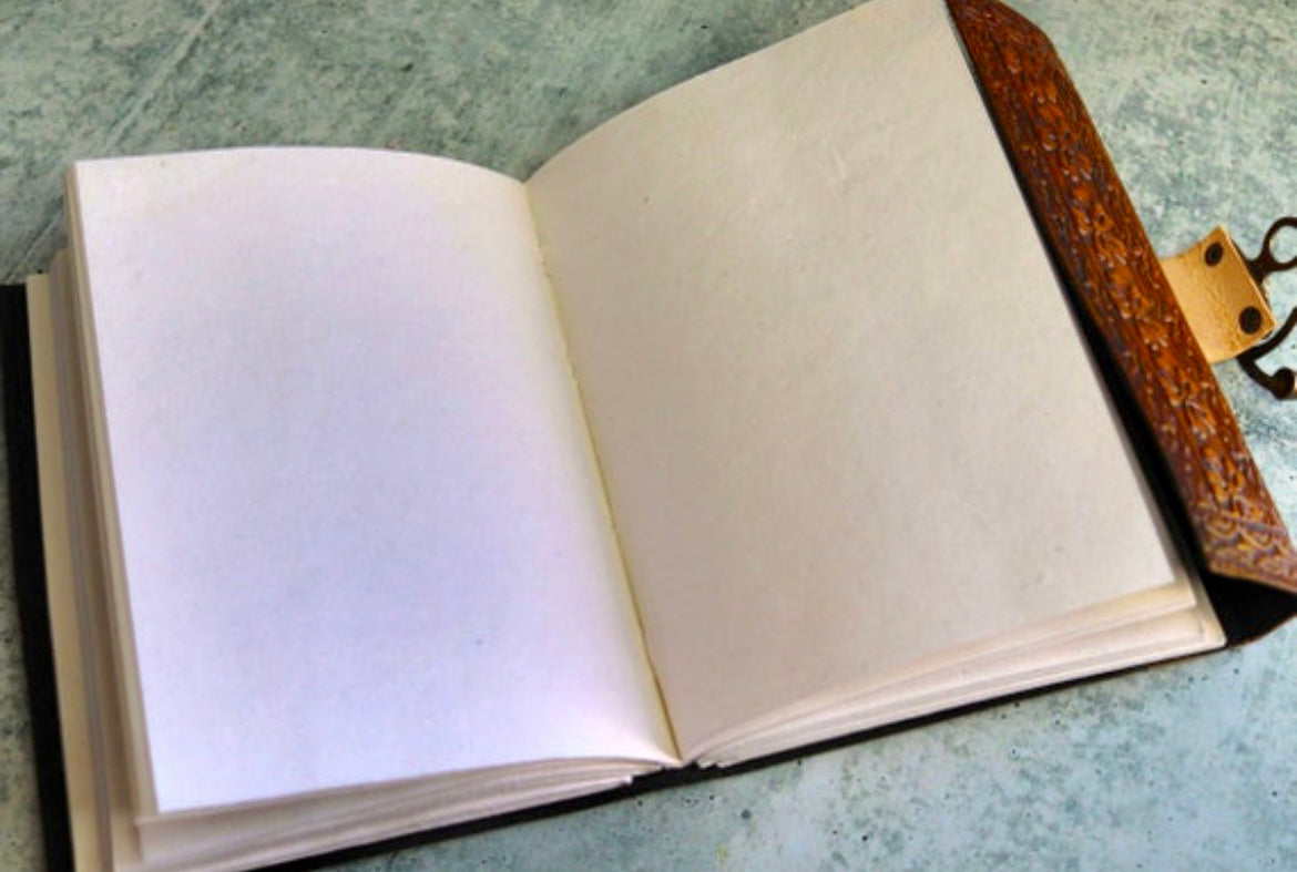 Ouija Style Leather Journal