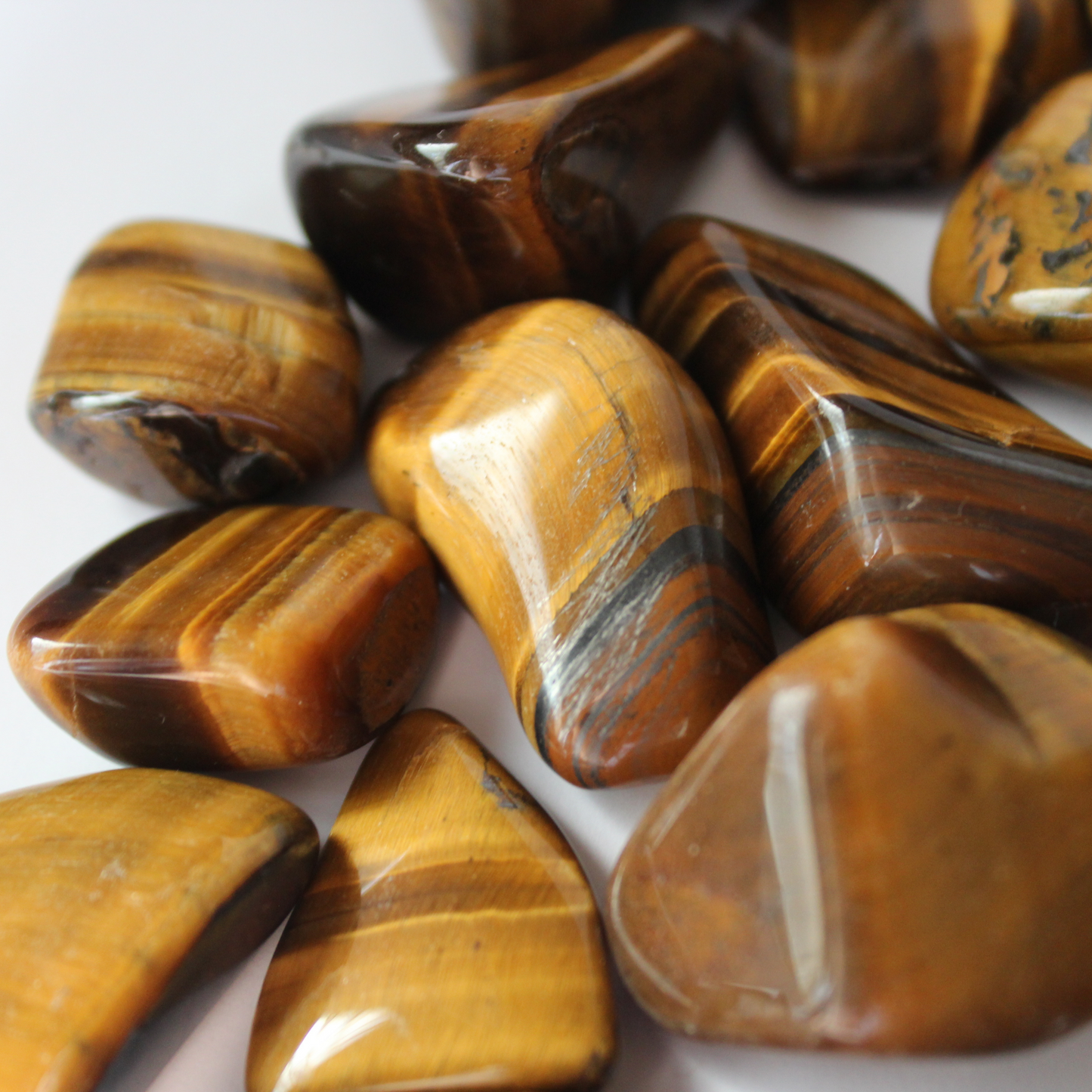 Tigers Eye Tumbled Stone