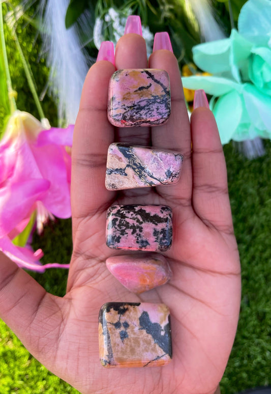 Rhodonite Tumbled Stone