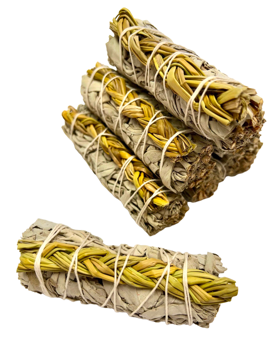 White Sage w/ Hand Braided Sweetgrass