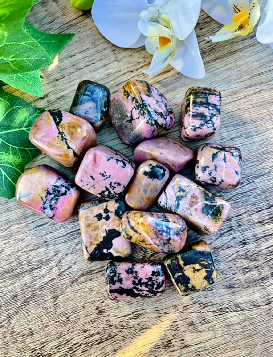 Rhodonite Tumbled Stone