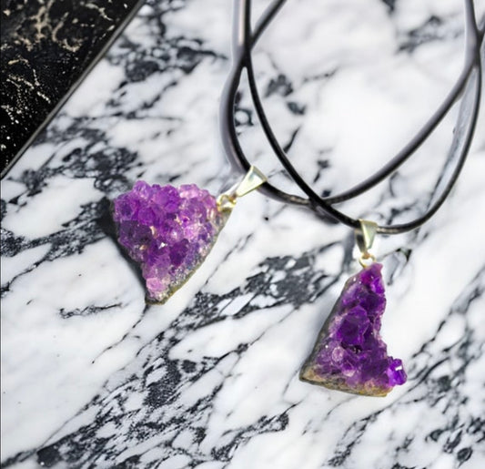Amethyst Cluster Necklace
