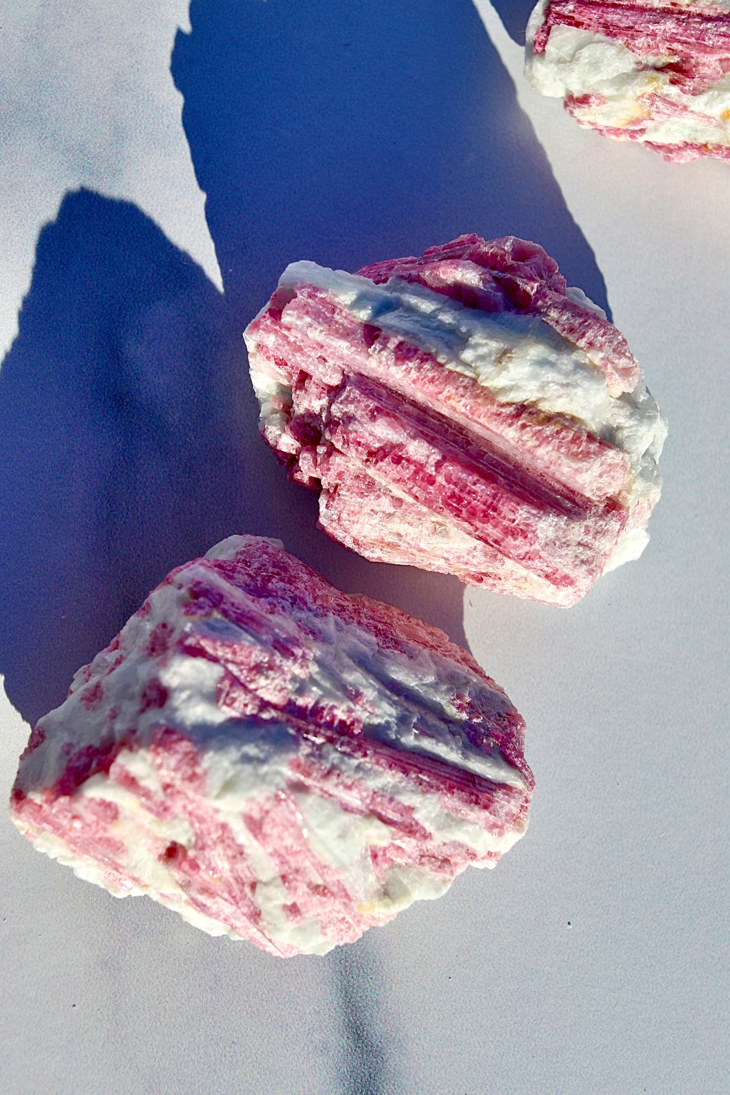 Pink Tourmaline in Quartz