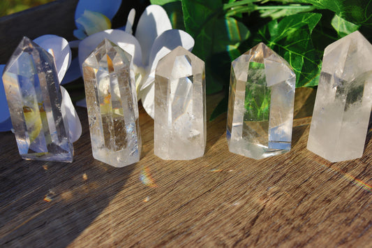 Clear Quartz Towers