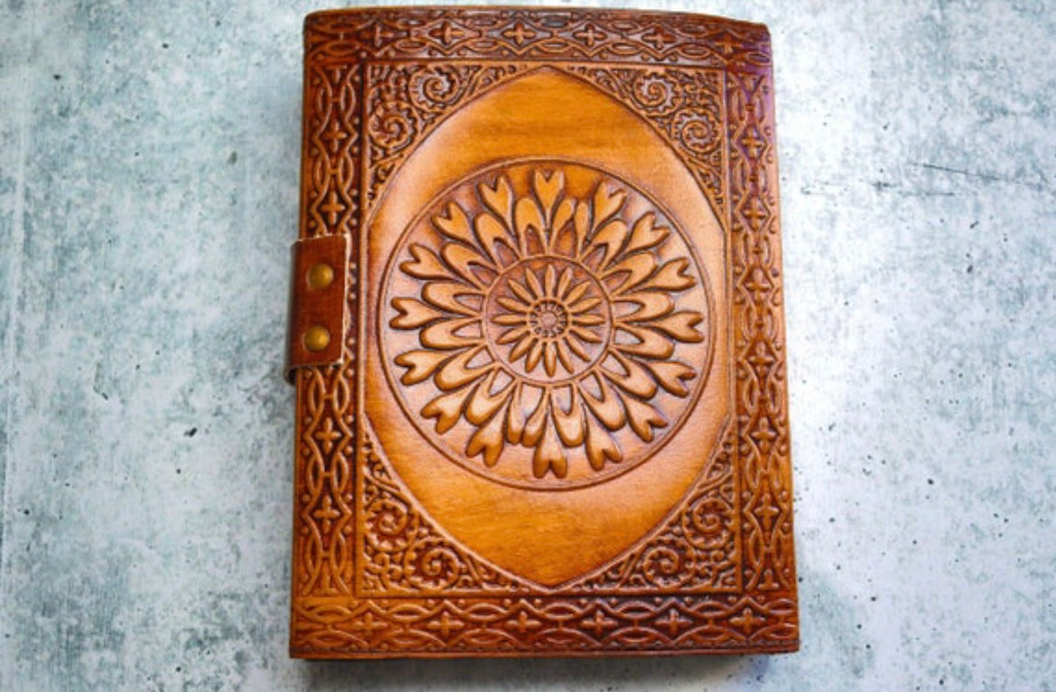 Ouija Style Leather Journal