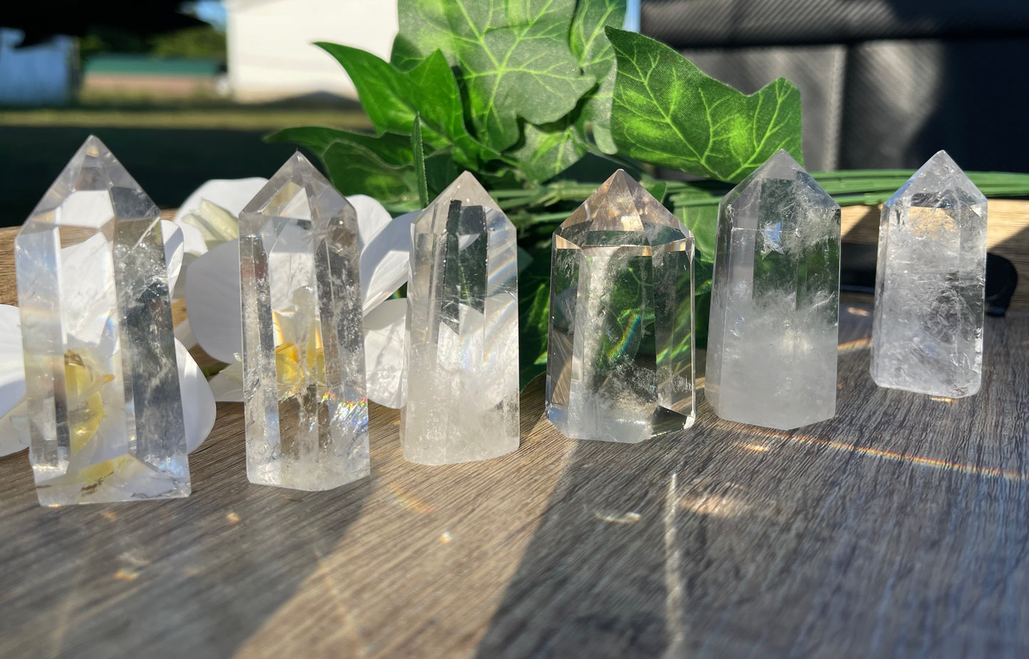 Clear Quartz Towers