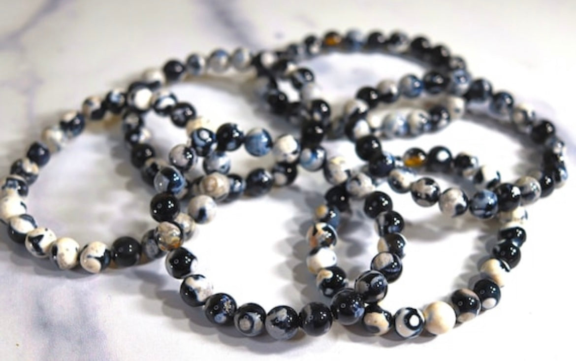 Orca Agate Bracelet